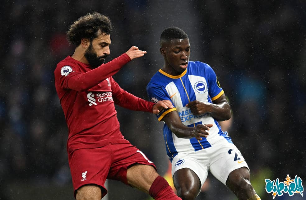 أهداف مباراة برايتون وليفربول