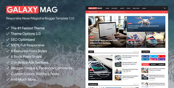 قالب GalaxyMag