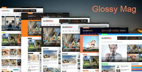 قالب Glossy Mag
