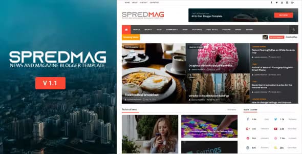 قالب SpredMag